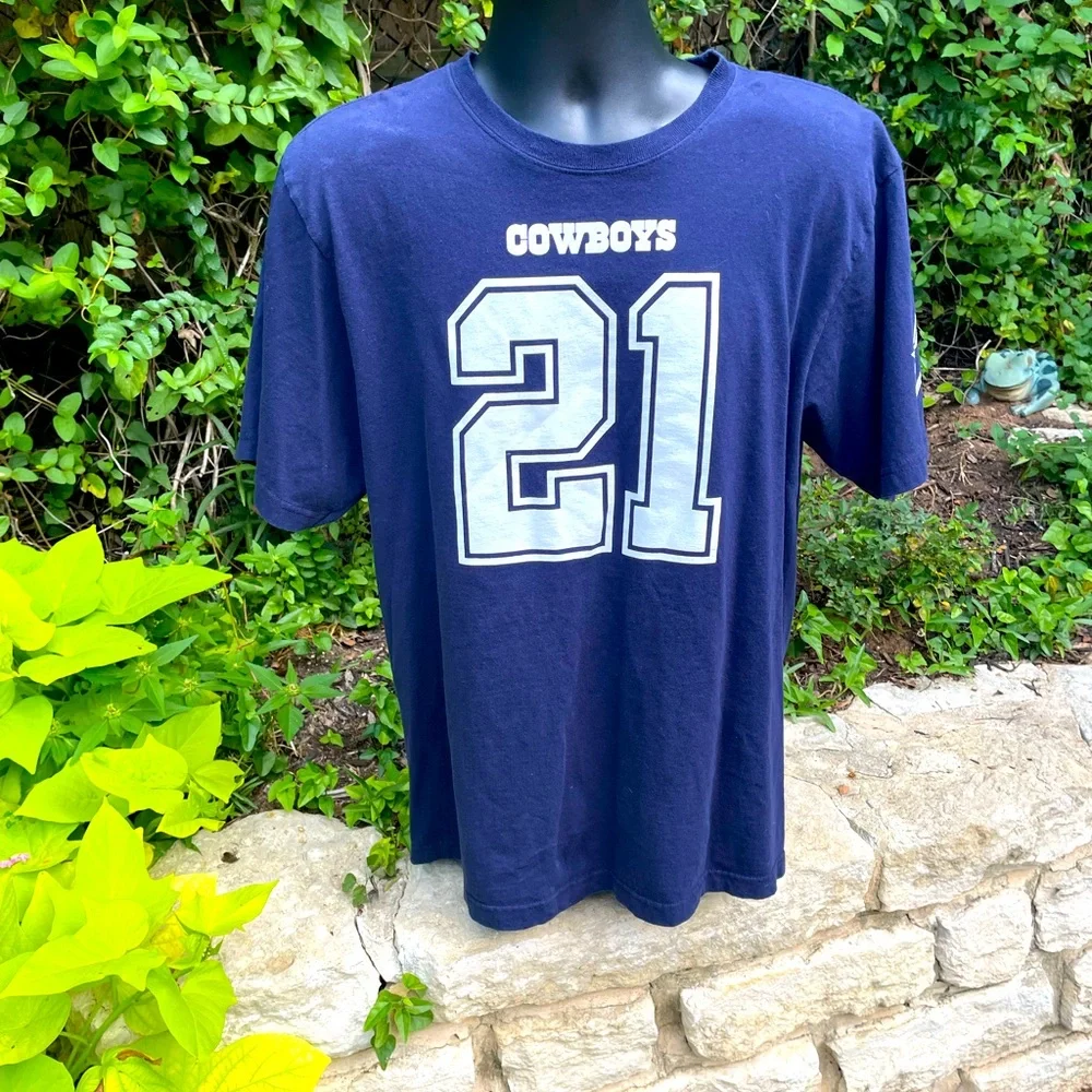 Dallas Cowboys, blue, Elliott, T-shirt, Size L - Picture 1 of 3